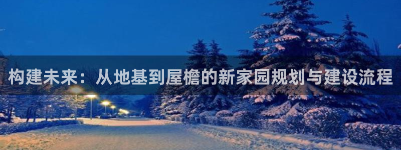 安信安盈12最新消息：构建未来：从地基到屋檐的新家园规划与建设流程