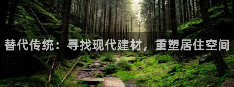 安信12专用挂机：替代传统：寻找现代建材，重塑居住空间