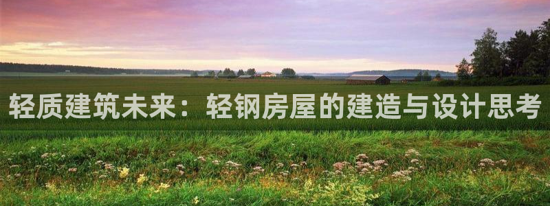 安信12真假：轻质建筑未来：轻钢房屋的建造与设计思考