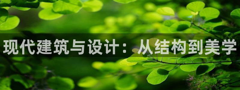 安立信12改装：现代建筑与设计：从结构到美学