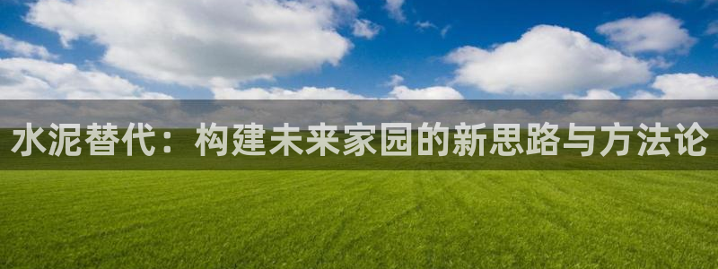 安信12包赔：水泥替代：构建未来家园的新思路与方法论