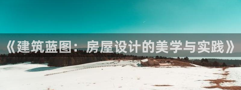 安信12是什么平台：《建筑蓝图：房屋设计的美学与实践》