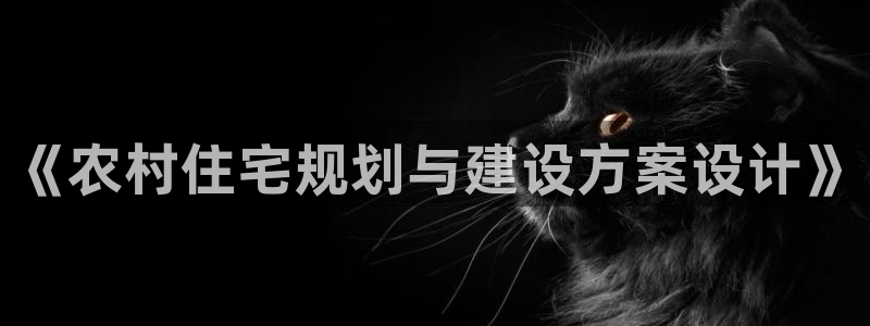 安信12开户：《农村住宅规划与建设方案设计》
