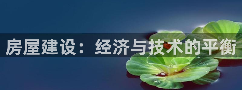 安信12月金股：房屋建设：经济与技术的平衡