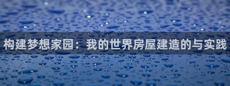 安信12月金股：构建梦想家园：我的世界房屋建造的与实践