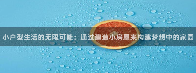 安信主管ke金12手12指ho：小户型生活的无限可能：通过建造小房屋来构建梦想中的家园
