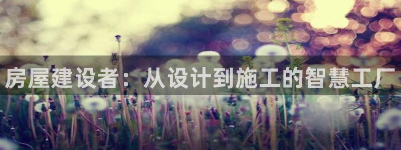 安信12平台：房屋建设者：从设计到施工的智慧工厂